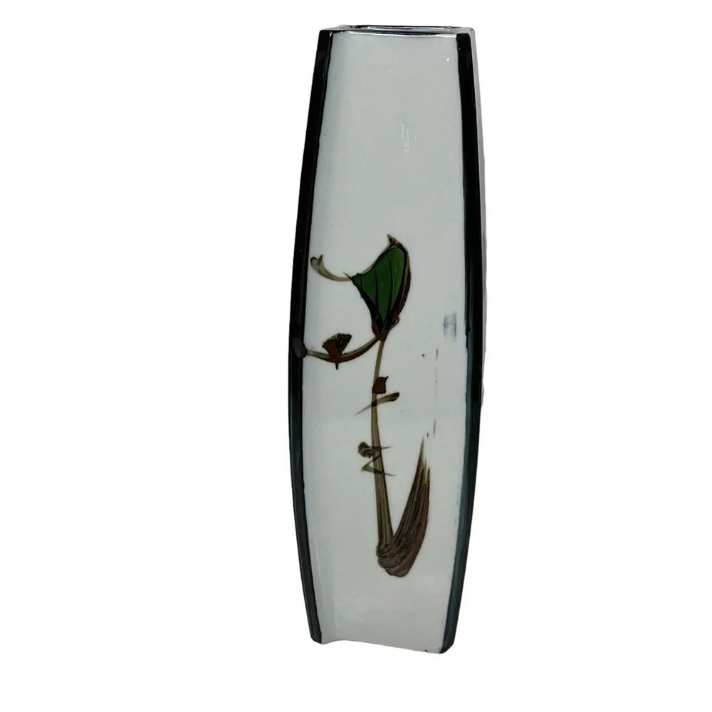 Hand Painted Seymour‎ Mann Peking East Collection Oriental Floral Vase Japan 12